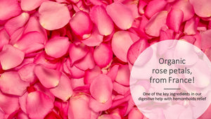 organic rose petals, digestive help for hemorrhoids relief 